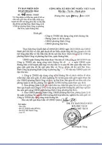 BIÊN BẢN BÀN GIAO MỐC LỘ GIỚI