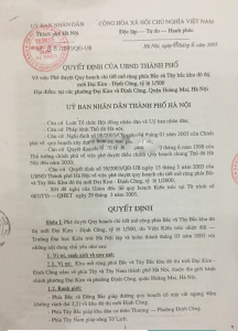 Quy hoạch tỷ lệ 1/500 dự án KĐT mới Đại Kim Định Công