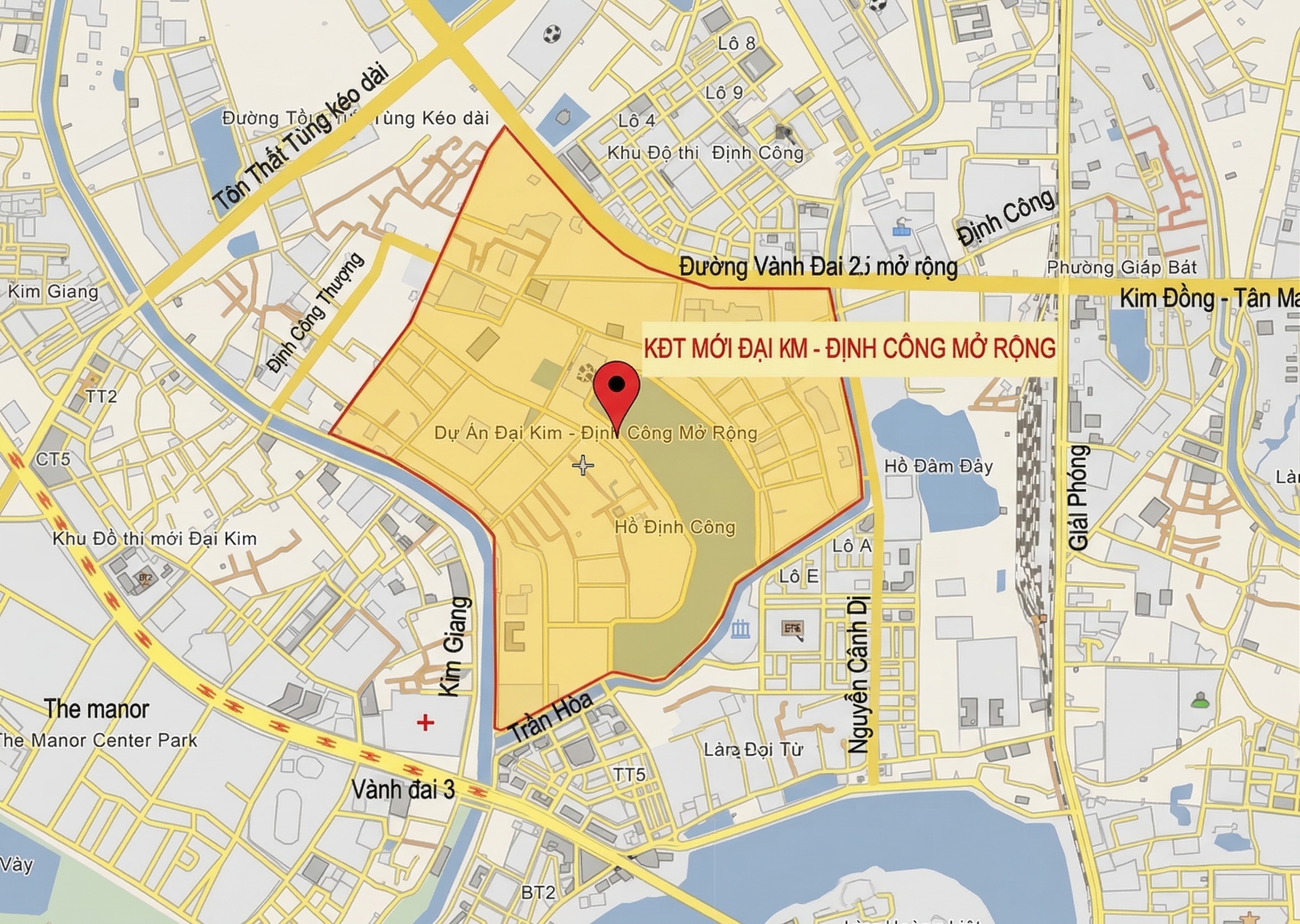 Vị trí trên vành đai 2.5